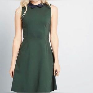 ModCloth All Polished Up Ponte Dress Green Size 2X